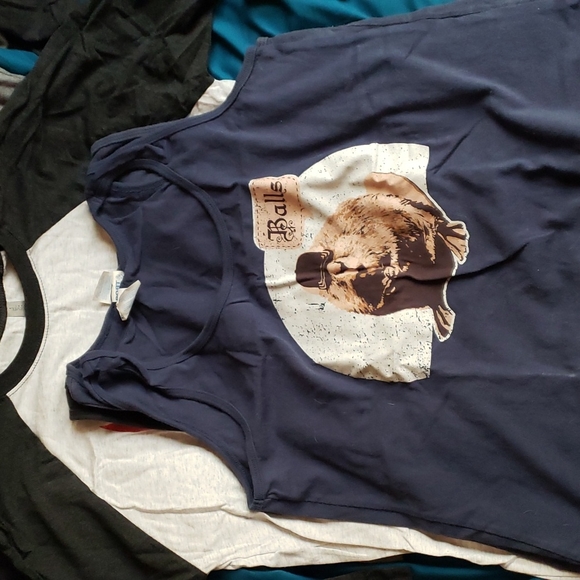 5 Supernatural Long Sleeve Shirts/Tanks bought off shopstands.com - Picture 2 of 6